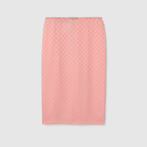GG silk jacquard skirt Detail 2