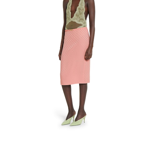 GG silk jacquard skirt Detail 3