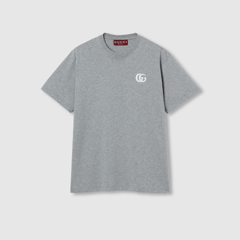 Playera de punto de algodón con bordado