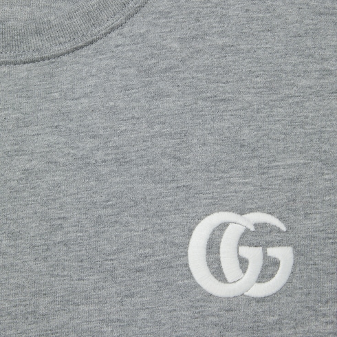 Playera de punto de algodón con bordado