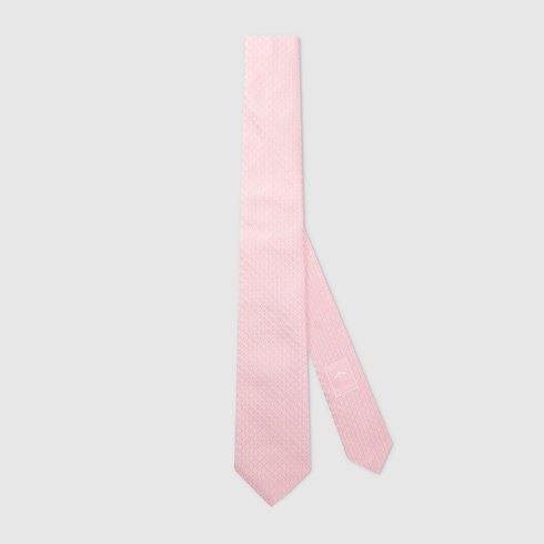 GG silk jacquard tie