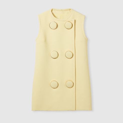 Vest with maxi buttons