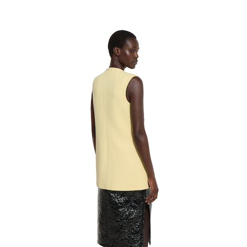Vest with maxi buttons
