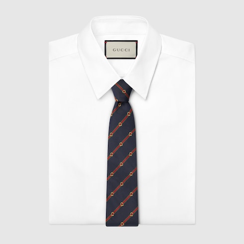Cravate en jacquard de soie