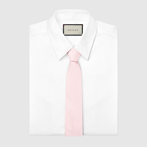 GG silk jacquard tie