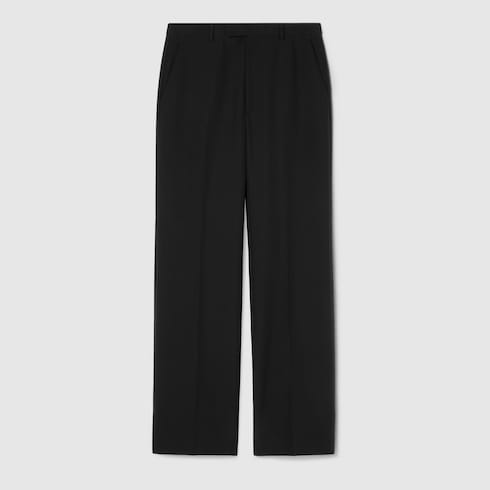 Pantalone in twill di seta