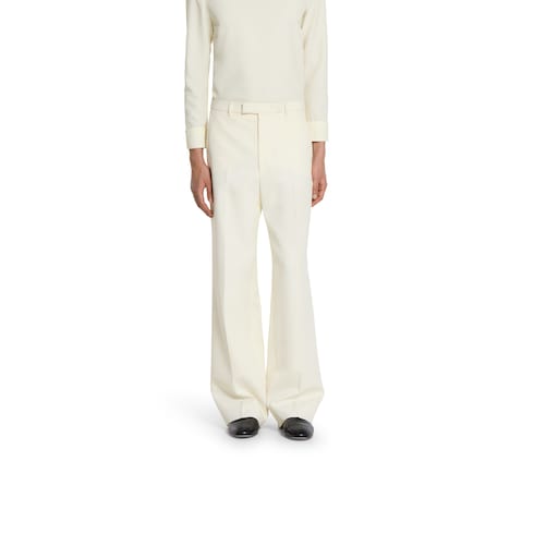Silk twill pant