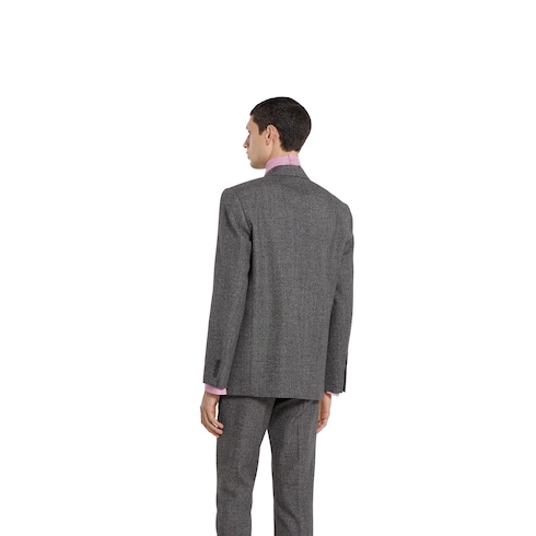 Wool mouliné jacket