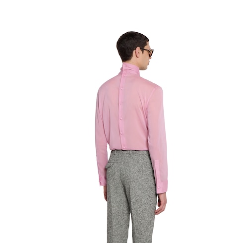 Camicia in chiffon di seta stretch