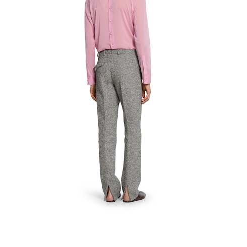 Double cotton wool pant