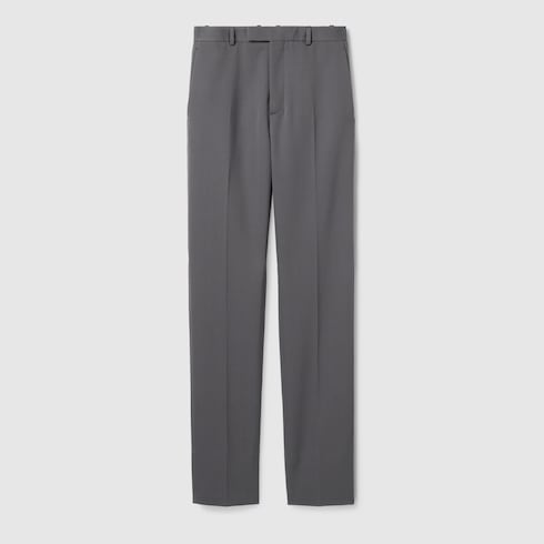 Pantalone in raso di lana pesante