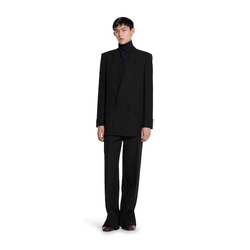 Veste panama technique à double boutonnage