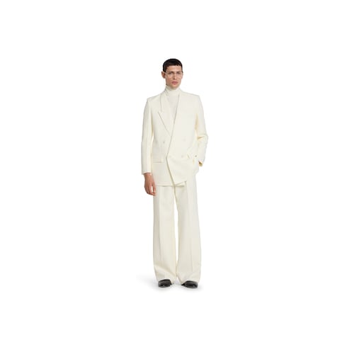 Silk twill pant