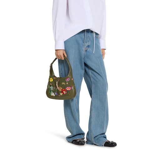 Gucci Jackie 1961 embroidered medium bag