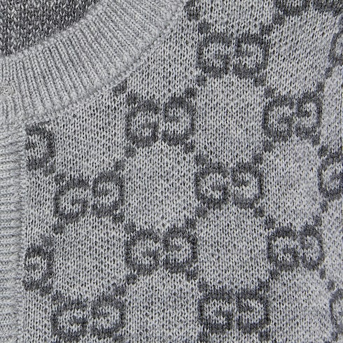 Baby GG wool jacquard one-piece