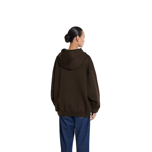 Extra fine knit hooded sweater