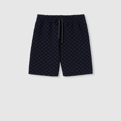 Short en double jersey de viscose imprimé