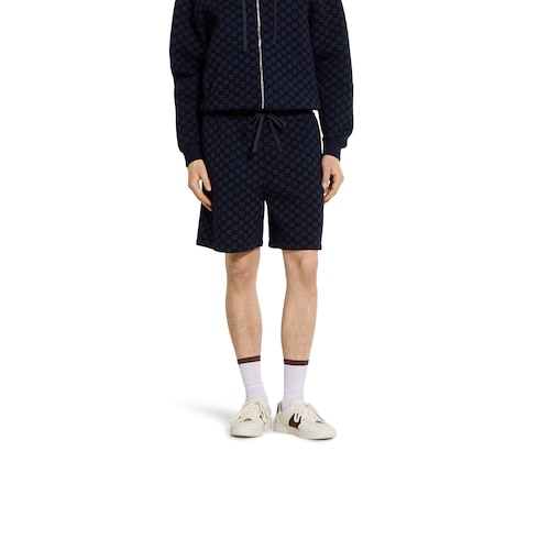 Short en double jersey de viscose imprimé