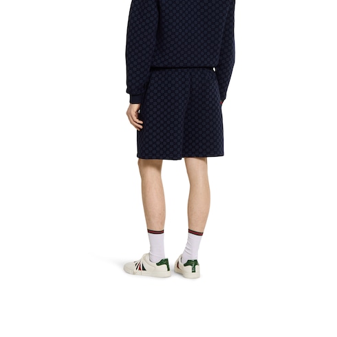 Short en double jersey de viscose imprimé