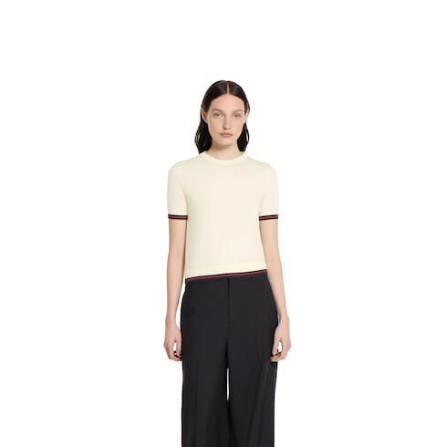 Extra fine cashmere silk top