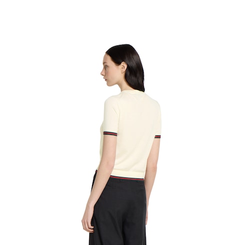 Extra fine cashmere silk top