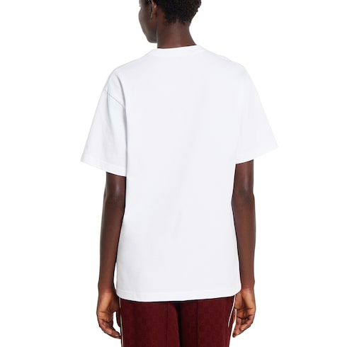 T-shirt en jersey de coton avec broderie
