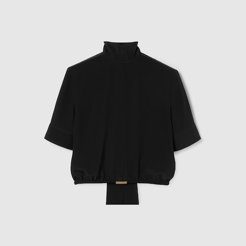 Silk crêpe de chine top