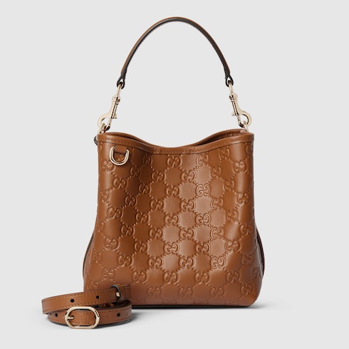 GG Emblem small bucket bag