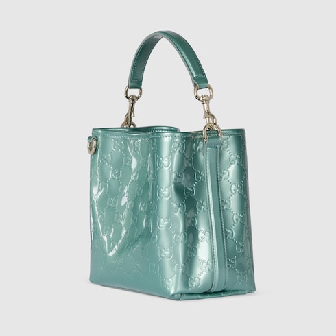 Bolsa bucket pequeña GG Emblem