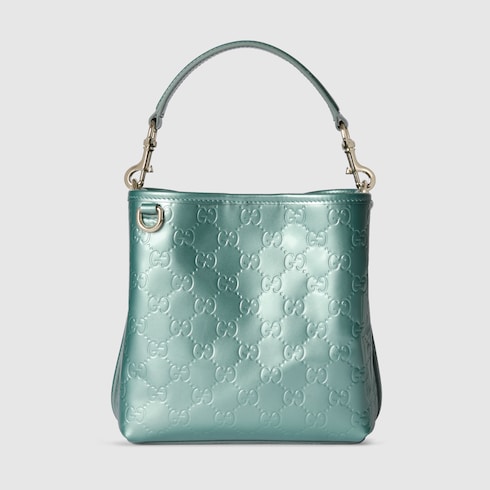 Bolsa bucket pequeña GG Emblem