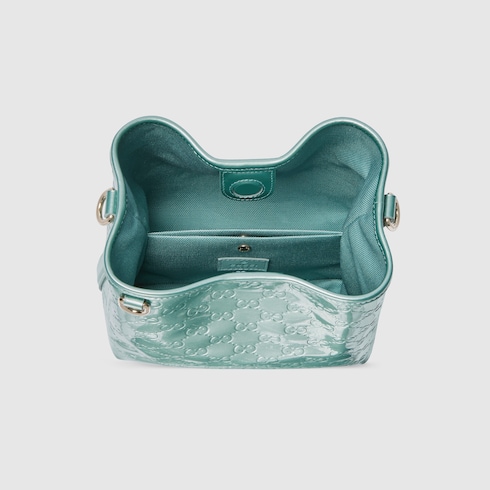 Bolsa bucket pequeña GG Emblem