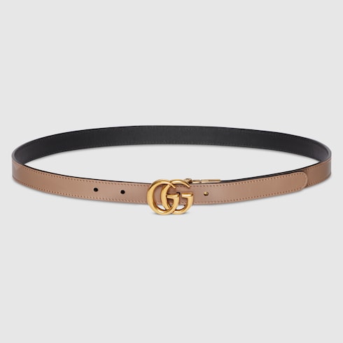 Тонкий двусторонний ремень GG Marmont