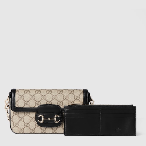 Borsa a spalla Gucci Horsebit 1955 Soft misura piccola