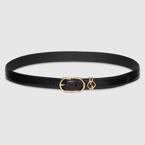 Belt with Round Interlocking G Detail 2