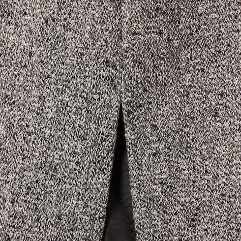 Cotton-wool mouliné skirt Detail 6