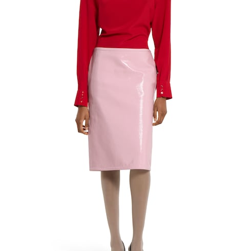 Naplak leather skirt Detail 3