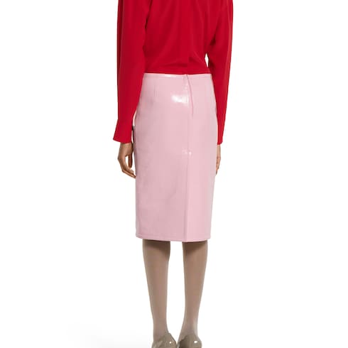 Naplak leather skirt Detail 4