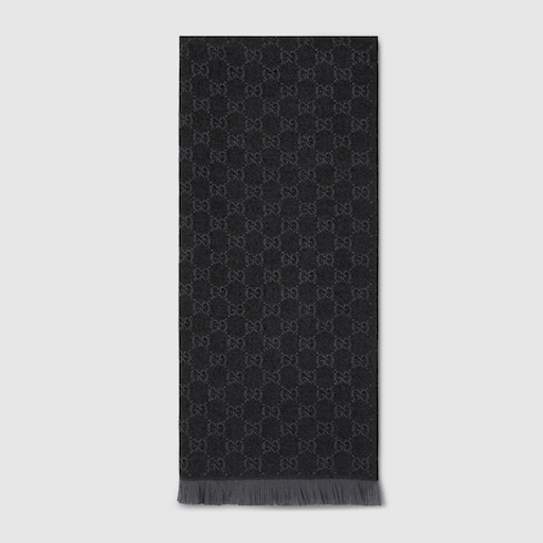 GG wool scarf