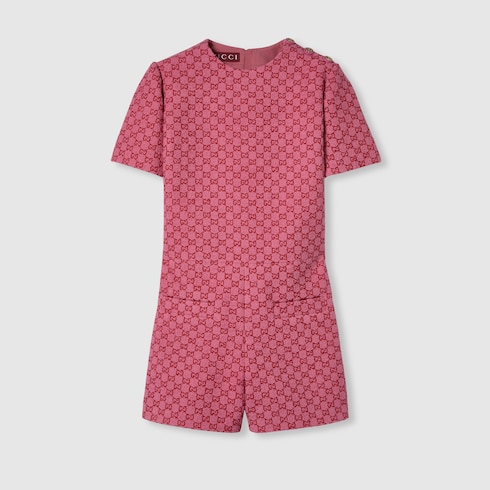 GG cotton bouclé jumpsuit