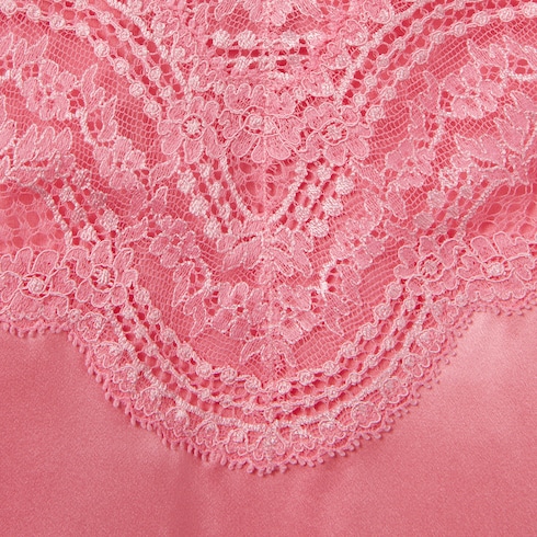 Silk satin dress Detail 6