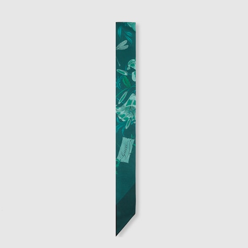 Band aus Seide mit Print