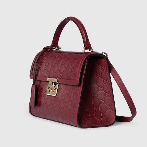 Bolso Padlock con asa superior tamaño mediano