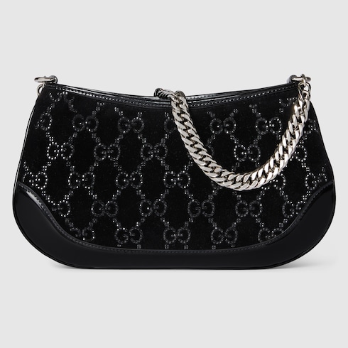 Crystals medium shoulder bag