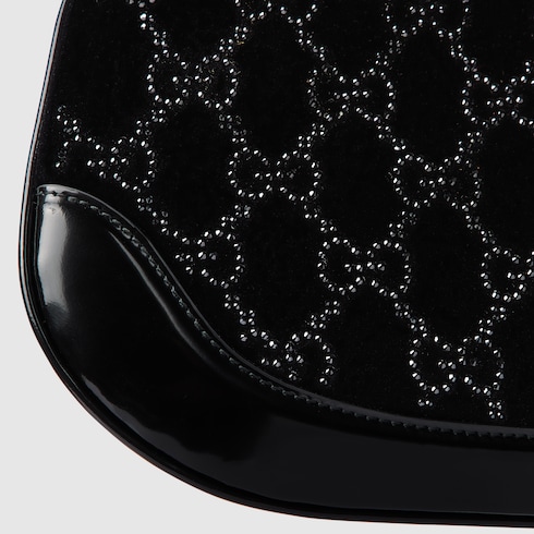 Crystals medium shoulder bag