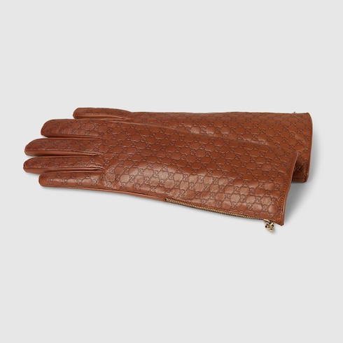 Gants en cuir GG