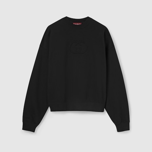 Brushed cotton jersey sweatshirt