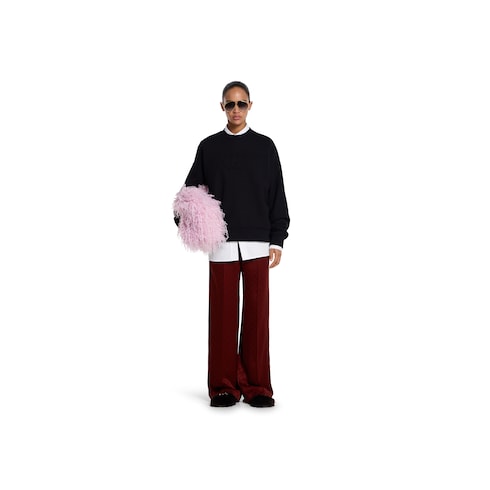 Brushed cotton jersey sweatshirt