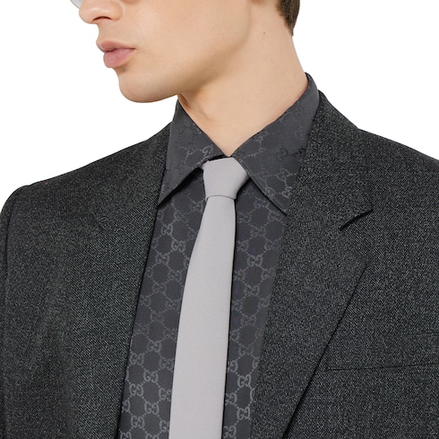 GG silk jacquard shirt
