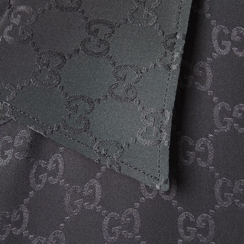 GG silk jacquard shirt