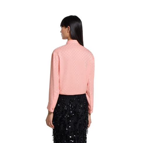 GG silk jacquard shirt